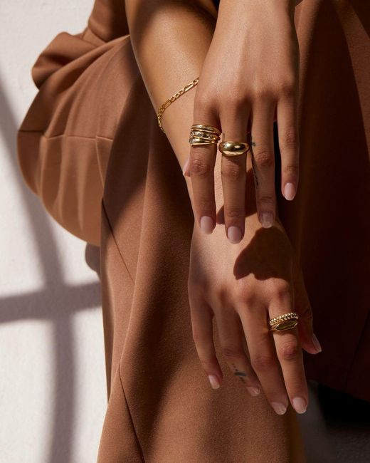 Öugie Metallic The Large Dome Ring