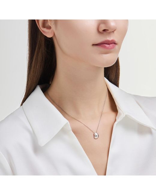 Didier Dubot Metallic Miss. Doux Sculpted D Necklace