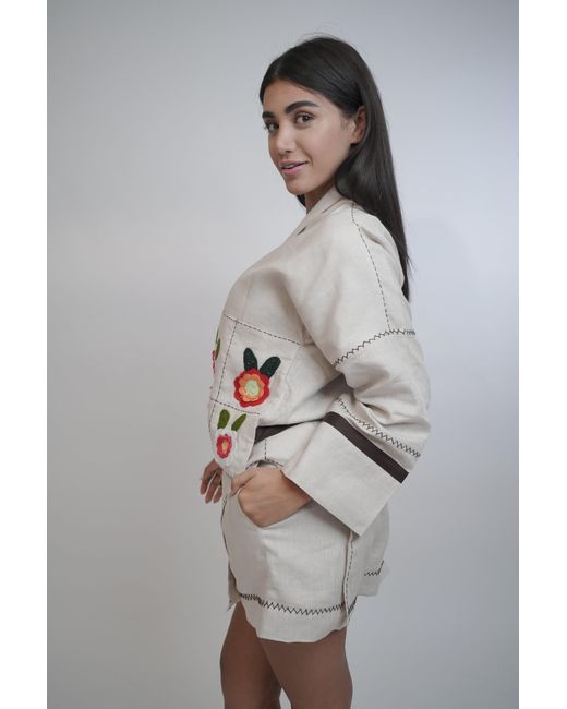 Muda Clothing Fz Llc Natural Neutrals Emily Top