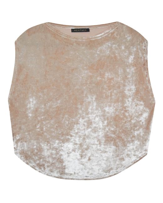 Me & Thee Natural Neutrals No Love Lost Ivory Velvet Tee