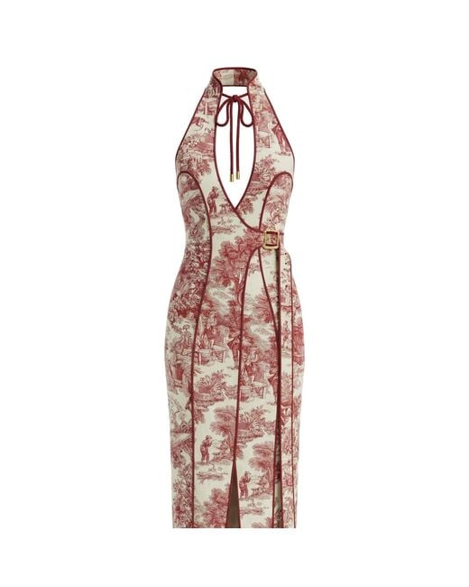 La Musa Red Rouge Jardin Dress