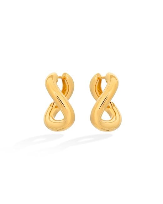 Shabella Nyc Metallic Bold Twirl Earrings