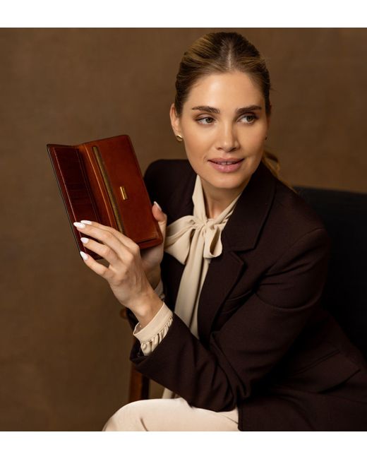 Time Resistance Brown A Coat Wallet For