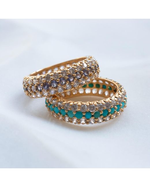 Preeti Sandhu Metallic 14K, Plated Dome Ring