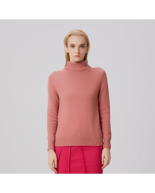 Smart and Joy Red Turtle Neck Jumper