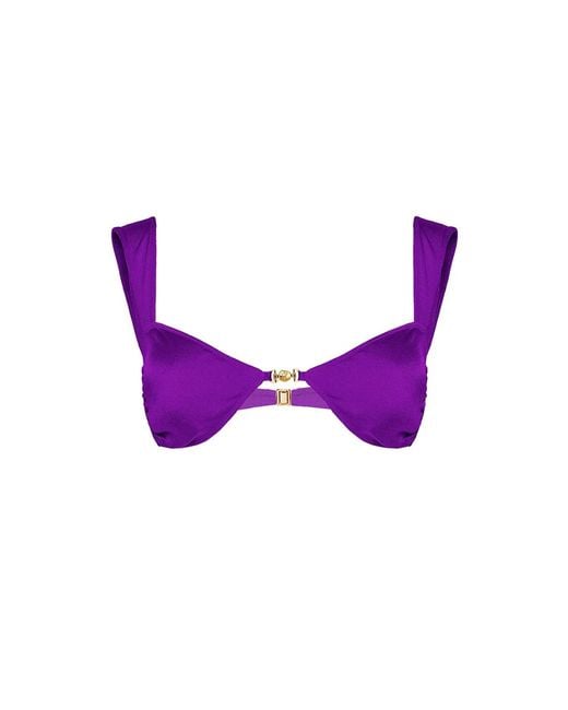 Cherina Beachwear Llc Purple Sophie Bikini Top