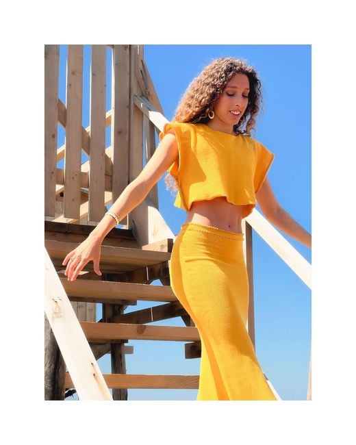 Gajú Yellow Medina Skirt