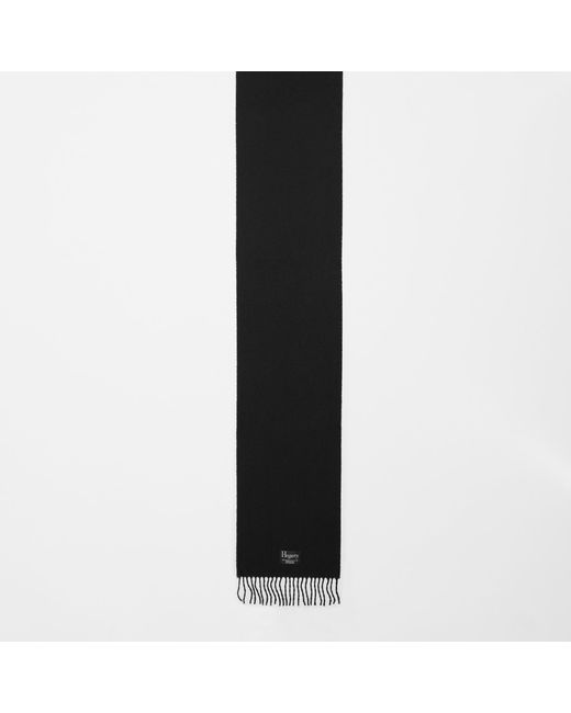 Hegarty Black Lambswool Scarf for men