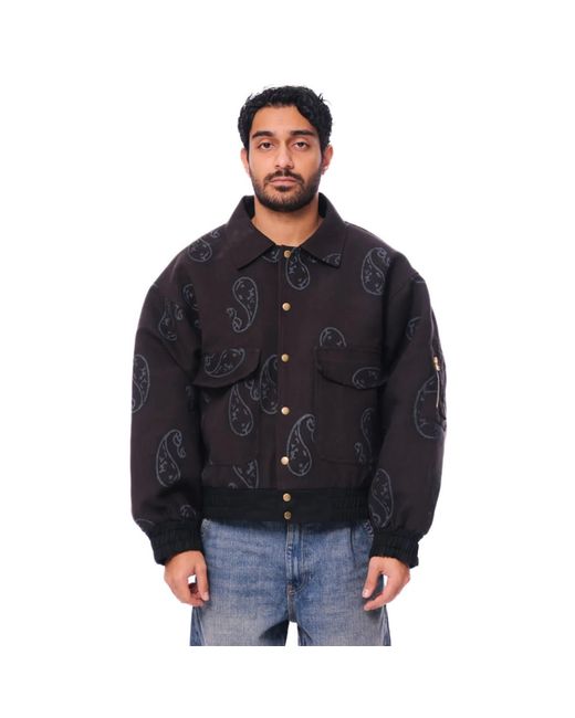 Collected Xx Brown Ambi Bomber Jacket for men