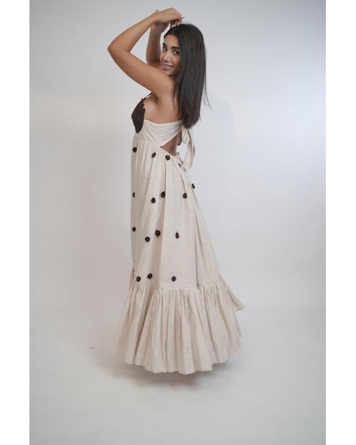Muda Clothing Fz Llc Natural Neutrals Coco Linen Dress