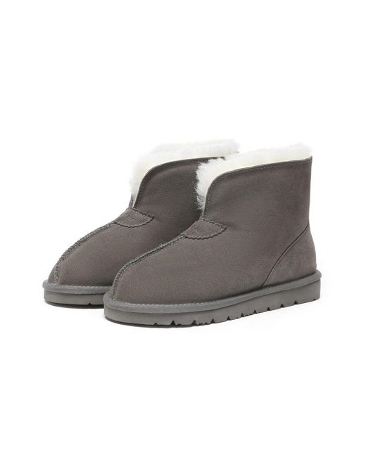 EverAu Australia Brown Owl Ankle Boots