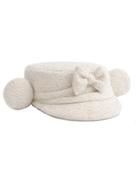 Castaneda White Baker Boy Hat Monkey