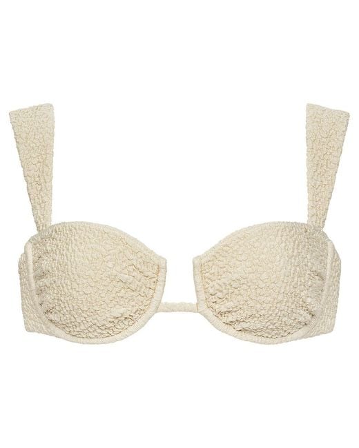 Montce Natural Neutrals Oat Texture Dita Bikini Top