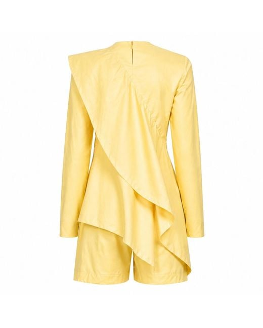 Chuks Collins Yellow Tamron Summer Two Piece Set