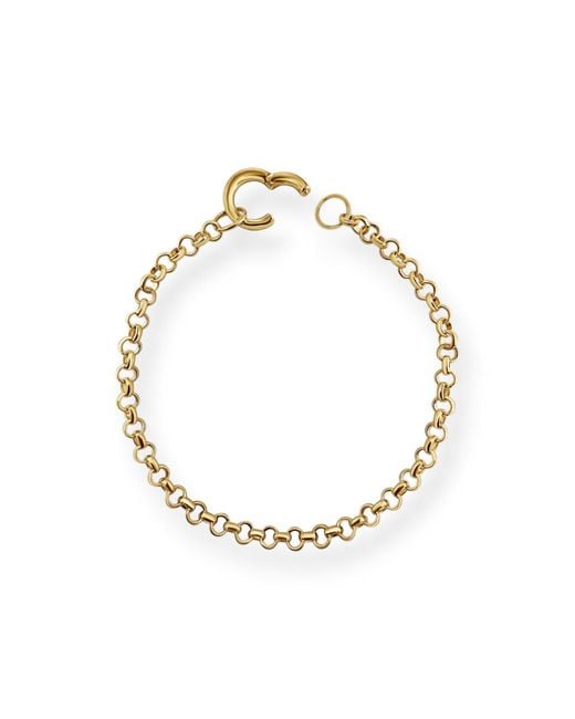 Alexie of Athens Metallic Rolo Charm Chain Bracelet