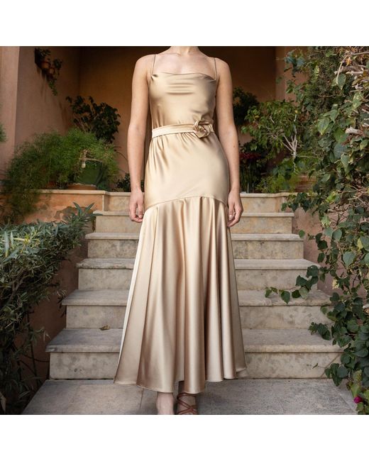 Roses Are Red Natural Neutrals Melody Dress