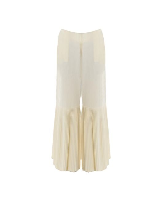 28Natelier Natural Pleated Pants