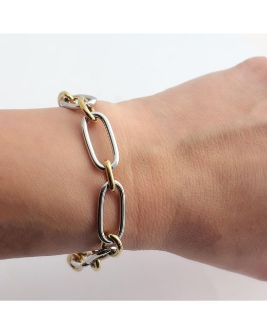 Hye Jane Jewelry Metallic Lauren Two Tone Bracelet