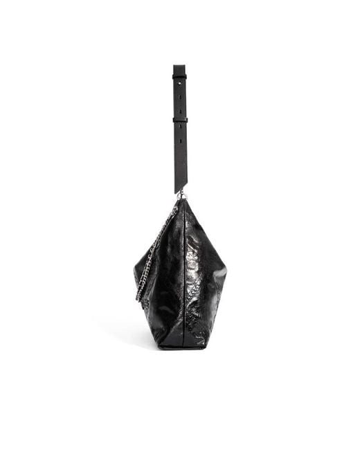 Orange Cube Black Metropolitan Crossbody Bag