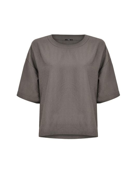 Oh!Zuza Gray Neutrals Echo Oversized T-Shirt