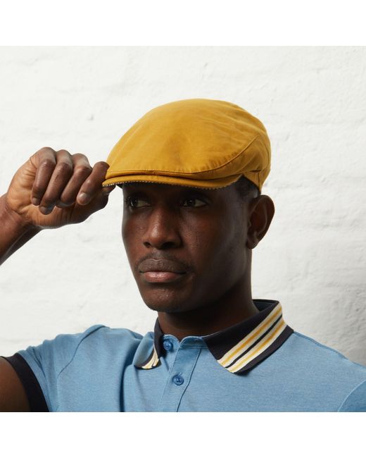 Dasmarca Hats Yellow Finley Dijon Italian Waterproof Cap for men