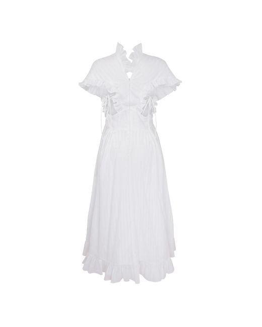 Lisa The Label White Cafe Society Kimono Dress