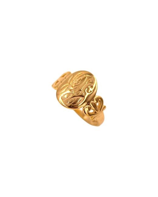 1610Istanbul Metallic Istanbulite Signet Ring