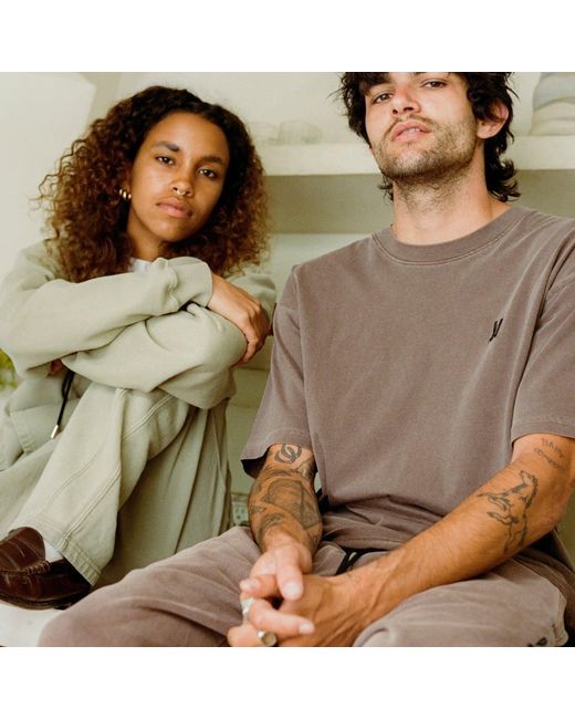 Comune Brown Ryder Oversized Tee for men