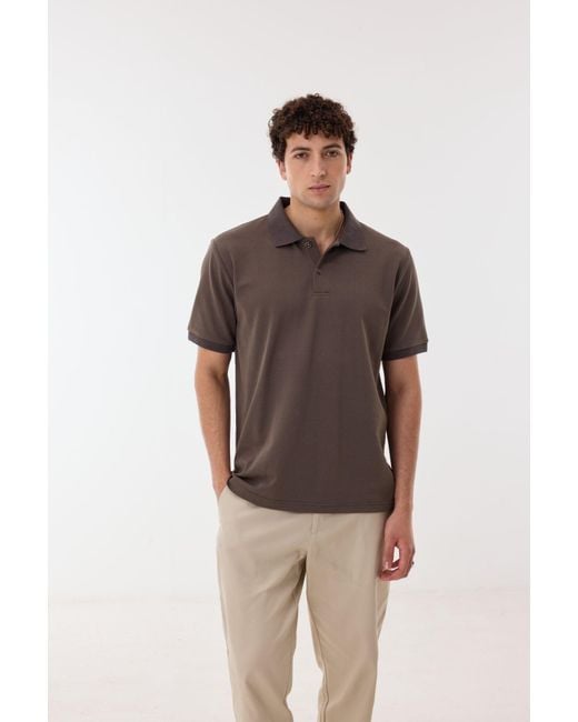 Ashita Fernandes Brown Rami T Shirt for men