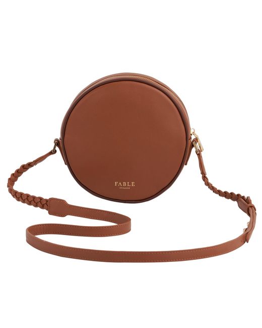 Fable England Brown Bumble Circle Bag