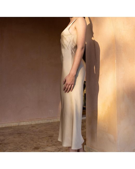Roses Are Red Natural Neutrals Charlotte Reversible Dress Golden Vs Chocolat