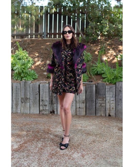 Jennafer Grace Red Penelope Swing Coat
