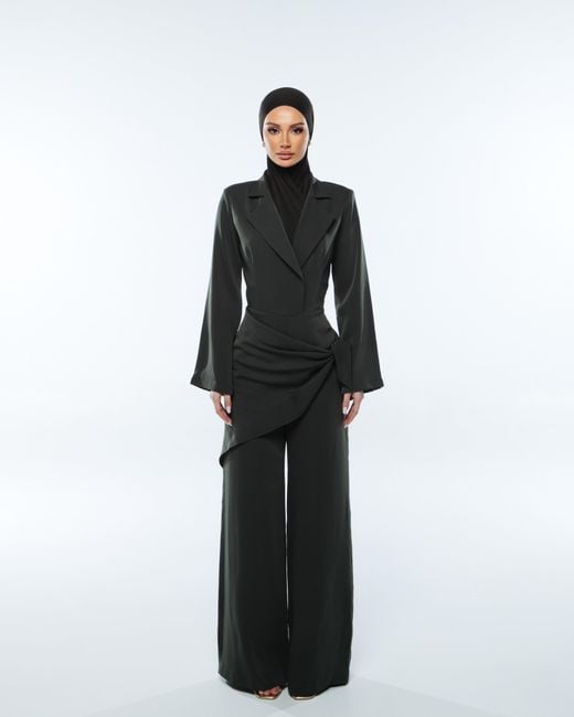 Turana Atash London Black Mond Jumpsuit