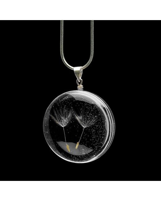 Laura Daili Black Glass Pendant