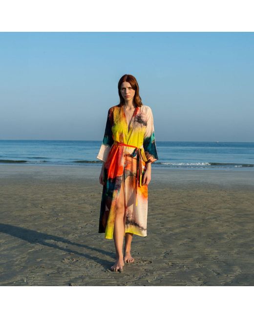 Dhara Sheth Dubai | Shadow Of Sequin Shimmer Spaghetti Strap Maxi Dress - Red Party Dress main image 0