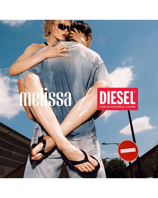 Melissa Blue Quantum Thong X Diesel
