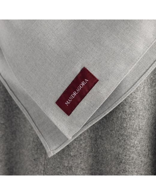 Mandragora White Classic Viscose Scarf Omaro