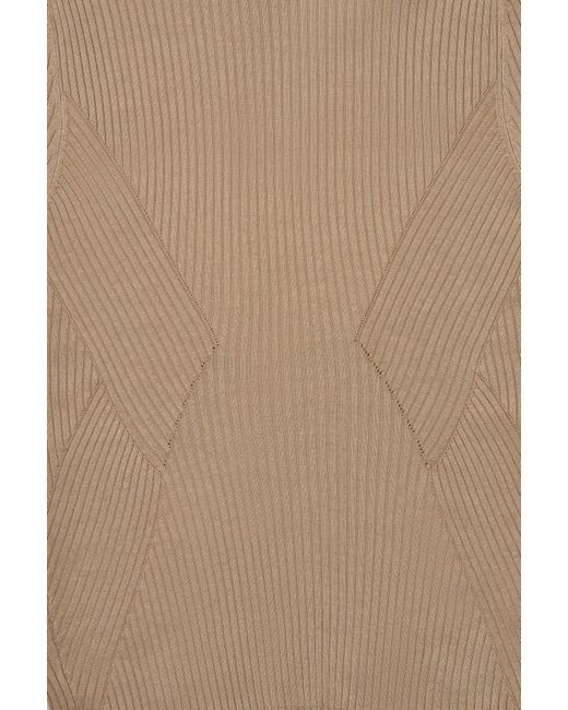 Guinea London Brown Neutrals Camel Roll Neck Sweater