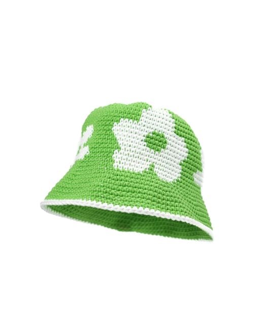 Hotpot Variety Green Classy Grassy Flower Bucket Hat