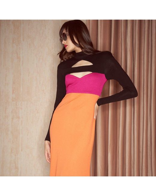 Emma Wallace Orange Barra Dress