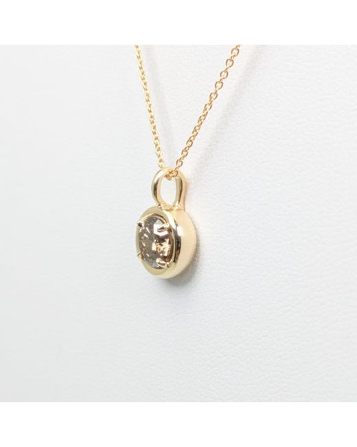 Rahul's Jewels Metallic 1.00 Carat Genuine Diamond Round Solstice Pendant