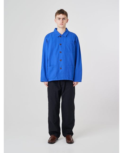 Uskees Blue Overshirt for men