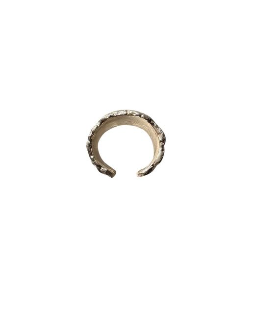 Aki Roc Jewelry Metallic Snake Skin Ear Cuff