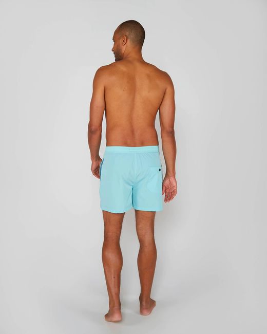 Lords of Harlech Blue Quack Swim Short for men