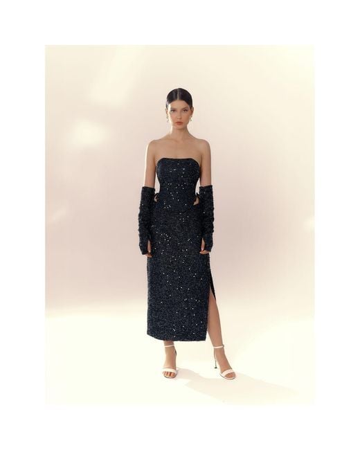 Elsava Black Nox Sequin Corset