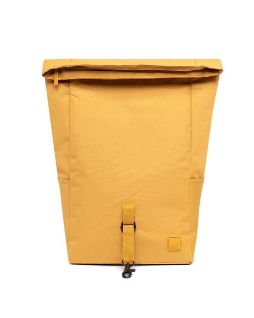 Lefrik Metallic Roll Mini Backpack Mustard