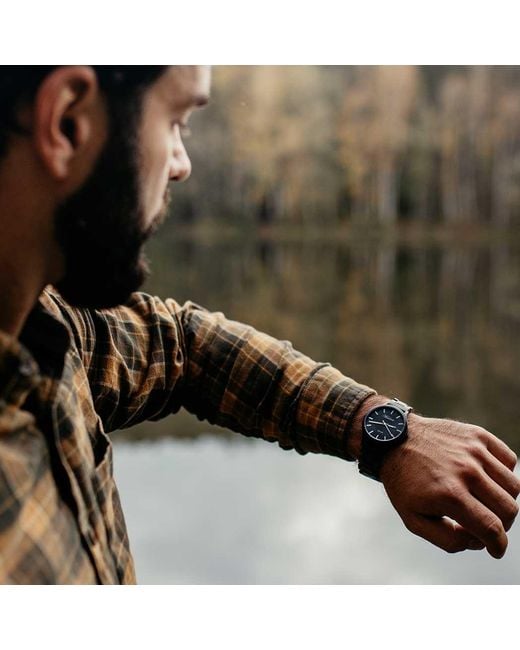 Waidzeit Black Mystic Solar Watch for men