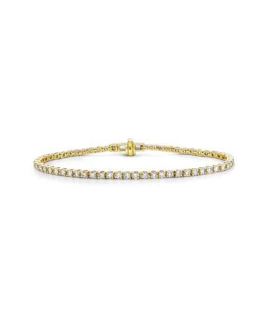 Artisan Metallic Classic Diamond Tennis Bracelet