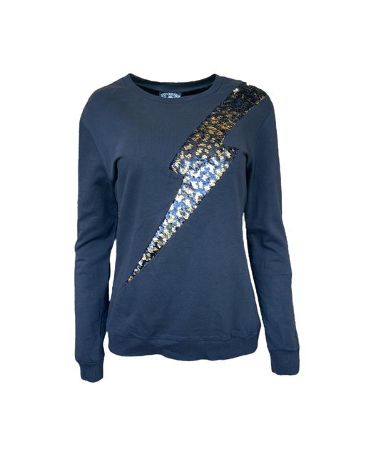 Any Old Iron Multicolor Golden Lightning Leopard Sweatshirt for men