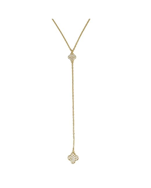 Argento Vivo Metallic The Clover Lariat